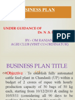 Om Ranjan Business Plan For Agri Club