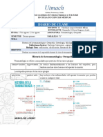 DIARIO DE CLASE #1 Historia de la traumatología y Ortopedia. Osteología, Miología y Artrología.