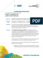 APYS Consultation Sessions Brief - CS4 - Informal Economy PDF