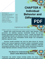 Kelompok 2 - Presentasi CHAPTER 4 Individual Behavior and Differences