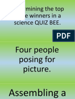 Determining The Top Three Winners in A Science QUIZ BEE