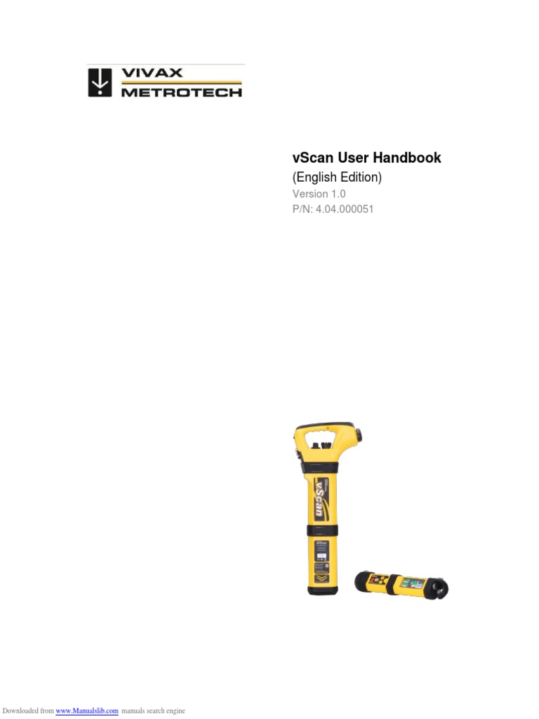 Vscan User Handbook (English Edition) PDF Rechargeable Battery
