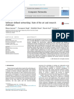 Software defined networking- State of the art and research challenges