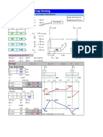 Strap footing and beam design in accordance with BS8110