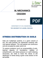 Stress Distribution in Soils-I (In Situ Stresses)