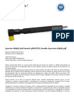 Inyector Delphi Ford Transit Ejbr02101z Bomba Inyectora Delphi PDF