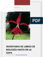 Inventario de Libros de Biología Hasta en La Sopa 2