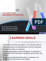 The Nature and Importance of Chemistry