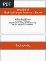 Daa Unit Iii Backtracking and Branch and Bound