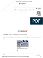 Jacketing and Collars For Concrete Column Beam Strengthening PDF