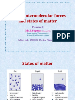 Unit I: Intermolecular Forces and States of Matter: Ms.B.Suguna