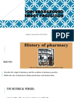 1 Historical Background of Pharmacy Profession (Autosaved)
