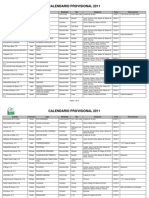 Calendarioprovisional 2011