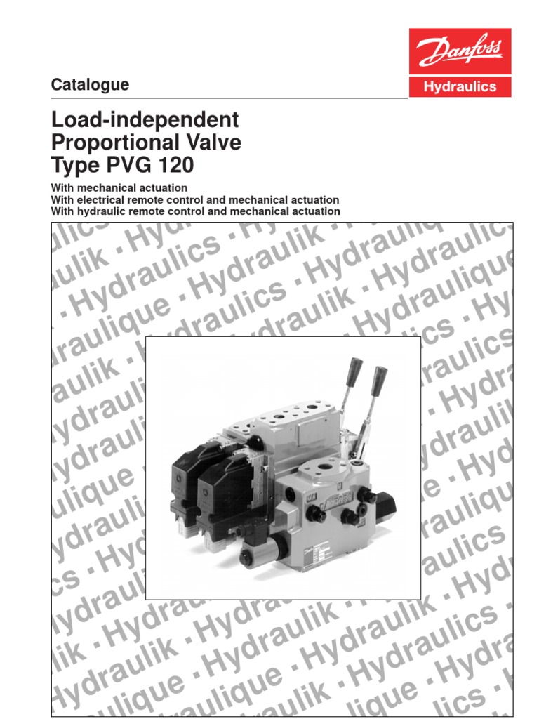 LoadIndependent Proportional Valve Type PVG 120 Catalogue PDF