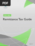 Remittance Tax Guide: MIRA R833