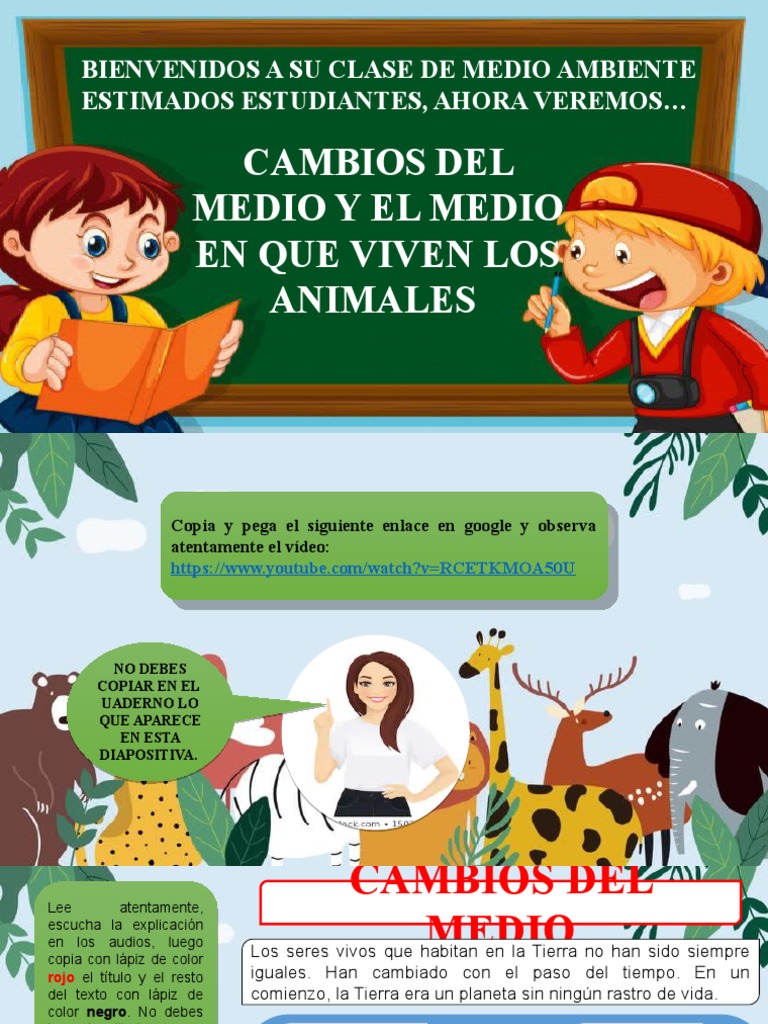El Medio en Que Viven Los Animales 2a | PDF | Naturaleza