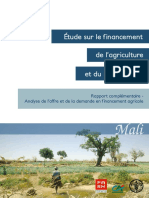 Etude Sur Le Financement de L'agriculture Rural