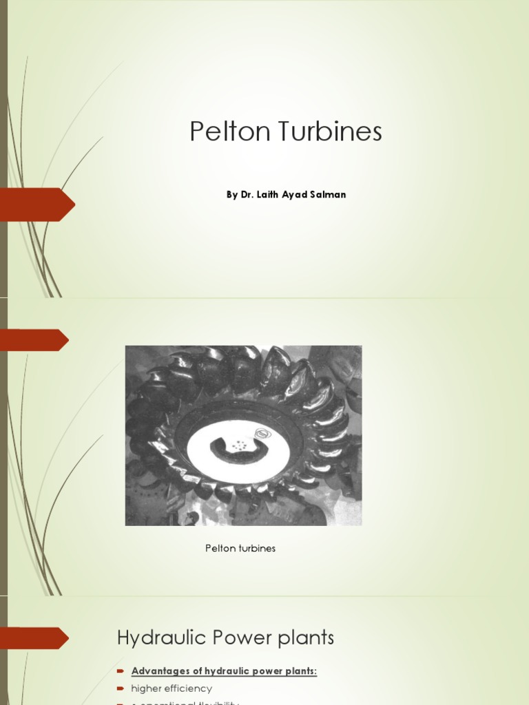 Pelton Turbine PDF | PDF | Turbine | Jet Engine