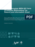 How To Complete Mira 601 PDF