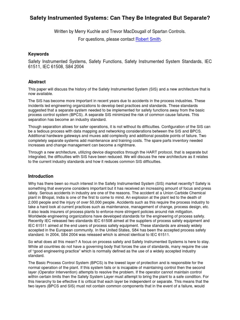 Integrated Safety Systems Insight | PDF | Systems Engineering | Safety