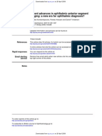 Imaging: A New Era For Ophthalmic Diagnosis? Recent Advances in Ophthalmic Anterior Segment