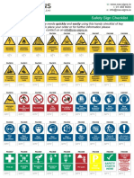Factory Signs: Safety Sign Checklist
