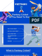 Fantasy Cricket All You Need To Know