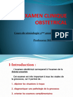 L - Examen Clinique Obstetrical