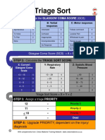 Triage Sort: Step 1: Calculate The Glasgow Coma Score (GCS)