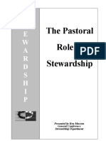 S T E W A R D S H I P: The Pastoral Role in Stewardship