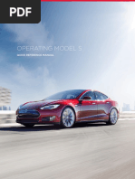 EV Tesla Model S Quick Reference Manual NA PDF