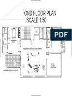 Second Floor Plan SCALE:1:50: Common Music and Dance Area