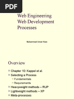 Web Engineering Web Development Processes: Muhammad Umair Naru