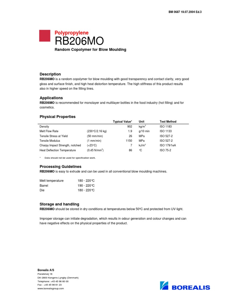 RB206MO | PDF | Safety | Waste Management