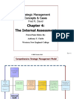 The Internal Assessment: Strategic Management Concepts & Cases