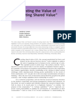 Contesting the Value of Creating Shared Value