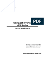 Compact Inverter VF0 Series: Instruction Manual
