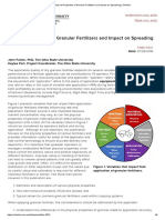 Physical Properties of Granular Fertilizers and Impact On Spreading - Ohioline