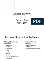 Aspen Tutorial: Terry A. Ring Chen 4253