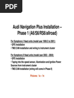 Audi Navigation Plus Installation - Phase 1 (A6/S6/RS6/allroad)