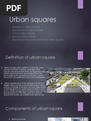 Urban squares