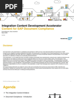 Integration Content Development Accelerator: Content For SAP Document Compliance