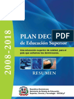 Plan Decenal SEESCYT 2008-2018