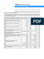 Customer Satisfaction Survey