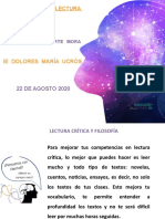 Evaluación Selección Múltiple Lectura Critica-Filosofía