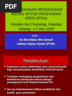 Download PENGENALAN KEPADA PENGAJARAN MIKRO by shazat SN47359739 doc pdf