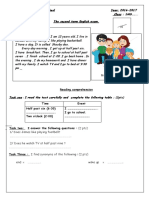 1MS - Second Term Test - 2nd Generation 2017 - by Dawn Bright 2018