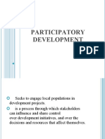 Participatory Development