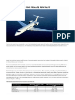 Fuel Burn Rates For Private Aircraft