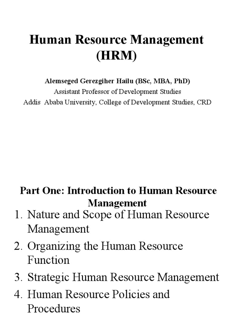 HRM Essentials for Managers | PDF | Human Resource Management | Human ...
